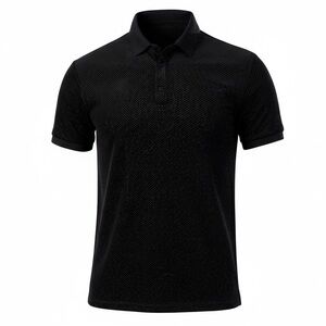 Men’s BARABAS Black Short Sleeve Polo Top 3XL